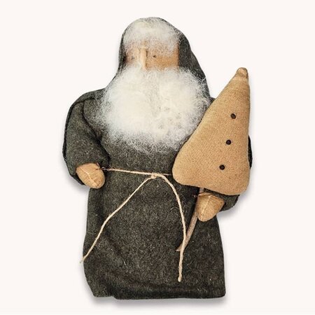 Santa with Tree & Hooded Robe