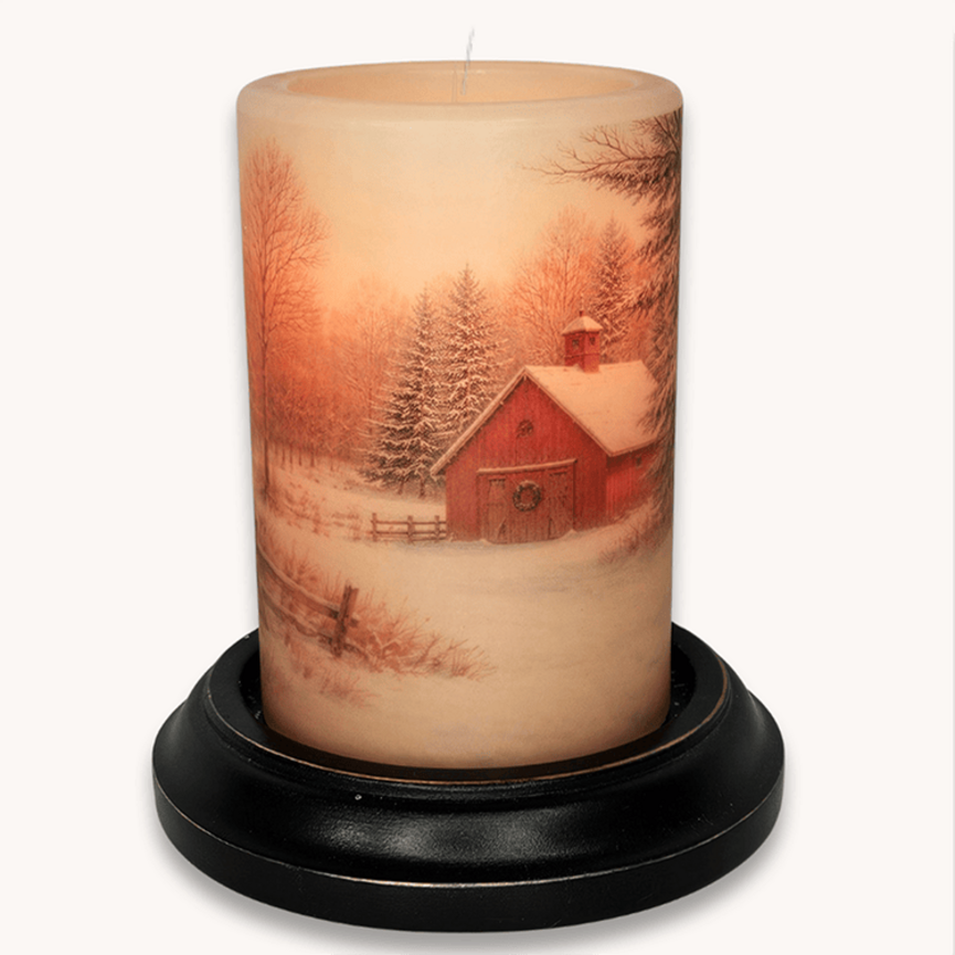 Vintage Lonely Barn Candle Sleeve - Antique Vanilla