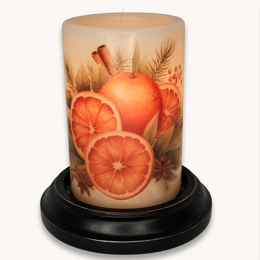 Natural Citrus & Spices Candle Sleeve - Antique Vanilla