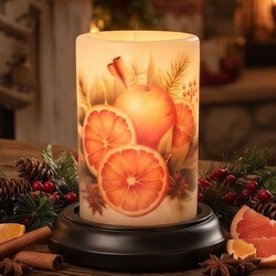 Natural Citrus & Spices Candle Sleeve - Antique Vanilla