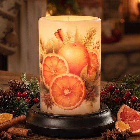 Natural Citrus & Spices Candle Sleeve - Antique Vanilla