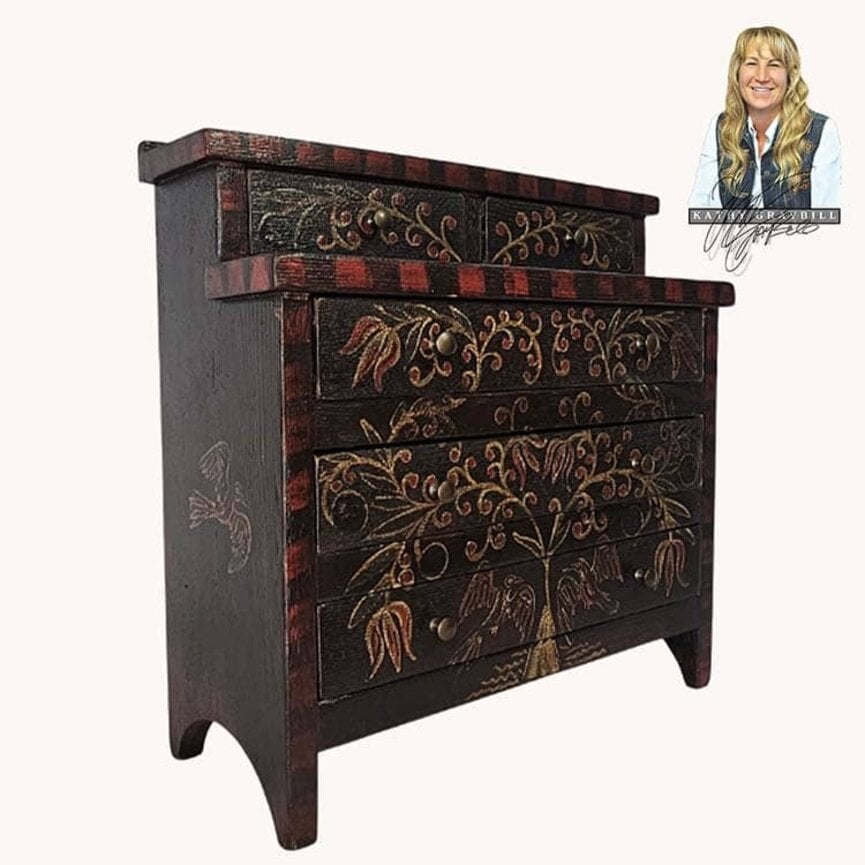 Mini Chest with Drawers Tautom - 14.5"