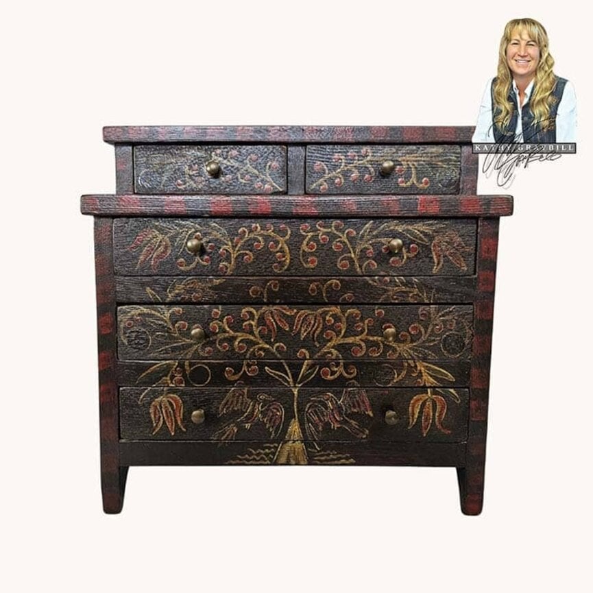 Mini Chest with Drawers Tautom - 14.5"