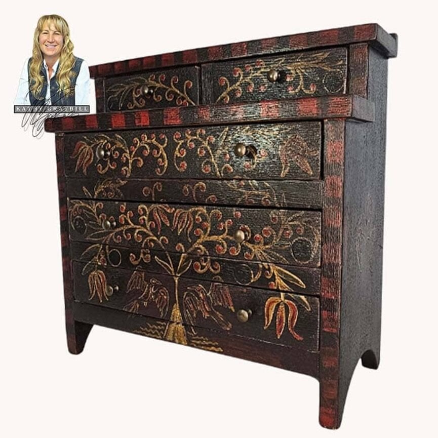 Mini Chest with Drawers Tautom - 14.5"