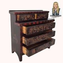 Mini Chest with Drawers Tautom - 14.5"