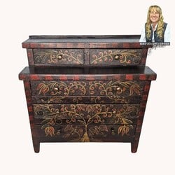 Mini Chest with Drawers Tautom - 14.5"
