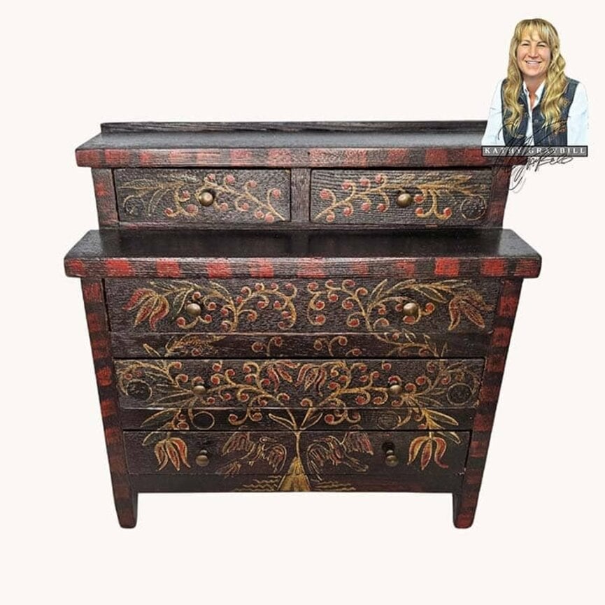 Mini Chest with Drawers Tautom - 14.5"