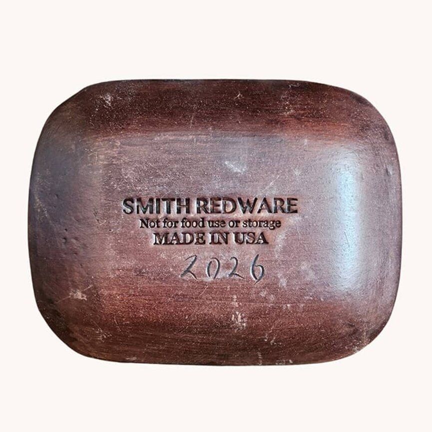 Smith Redware Silent Night Rectangle Plate - 4"