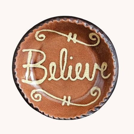 Believe Round Plate - 5"