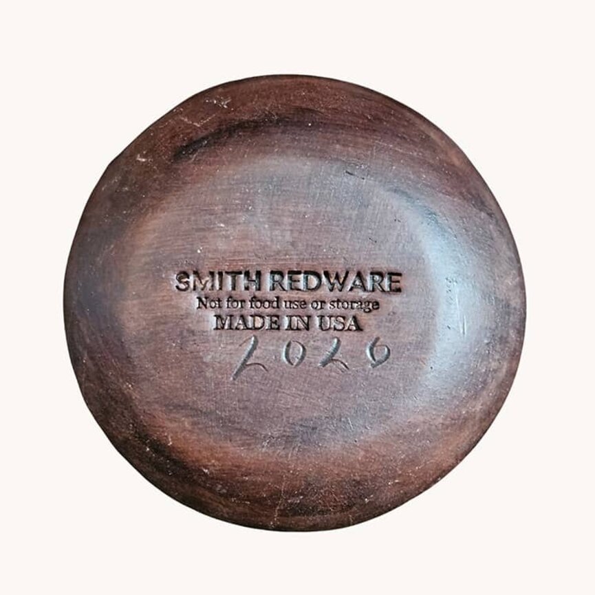 Smith Redware Believe Round Plate - 5"