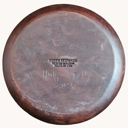 Smith Redware Reindeer Round Plate - 10.5"