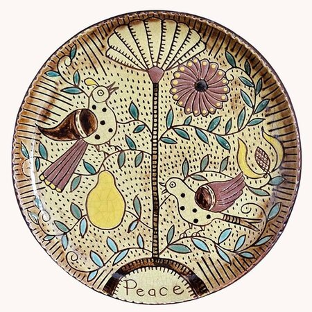 Partridge In A Pear Tree Round Plate - 10.5"