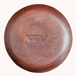 Smith Redware Silent Night Round Plate - 7.5"