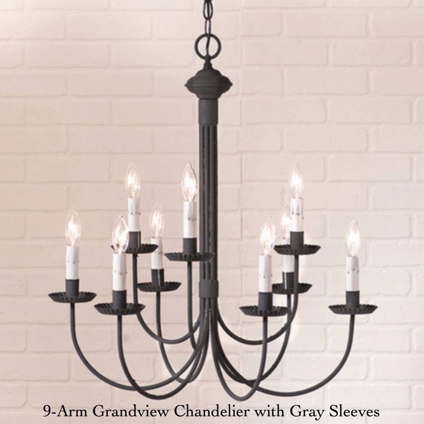 9-Arm Grandview Chandelier