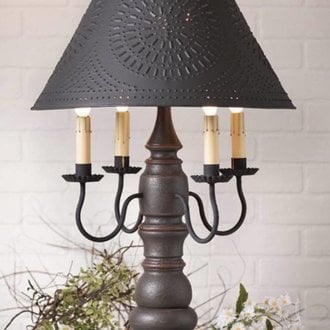 Bradford Lamp with Textured Black Shade