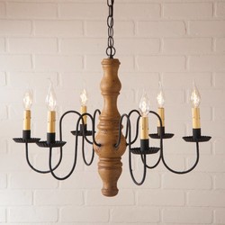 Gettysburg Wood Chandelier in Hartford