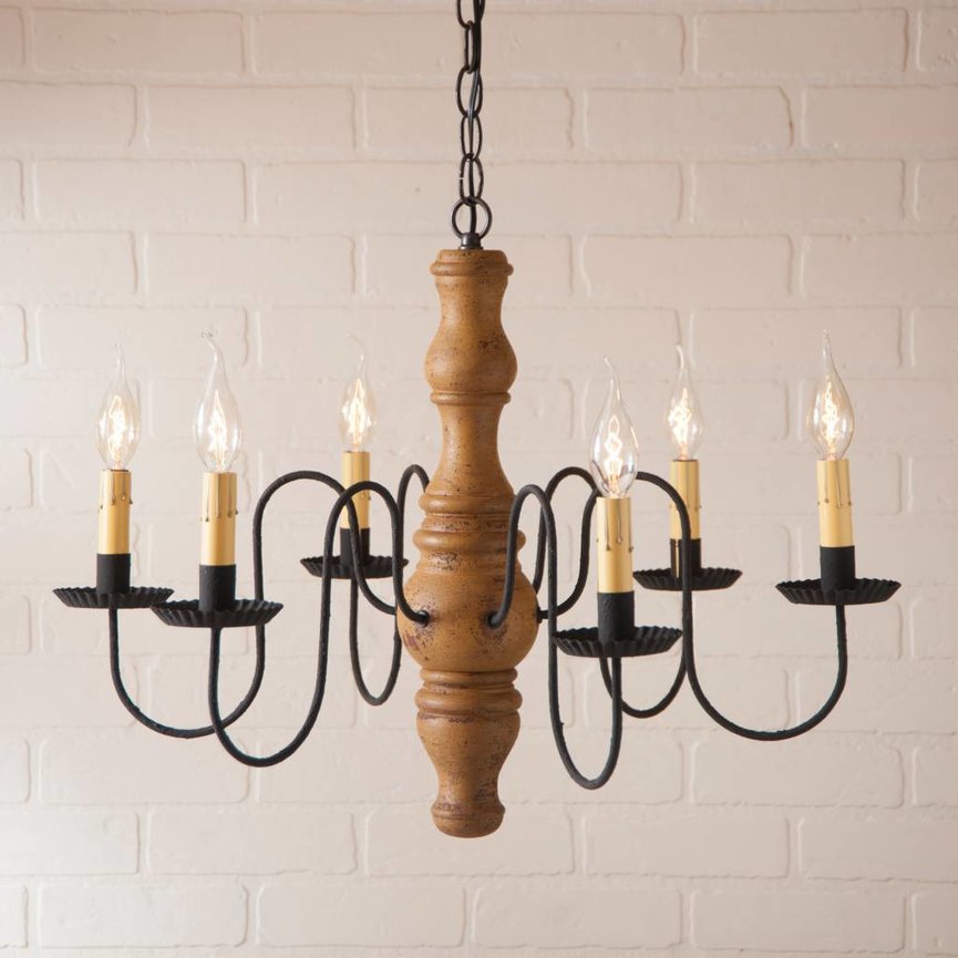 Gettysburg Wood Chandelier in Hartford