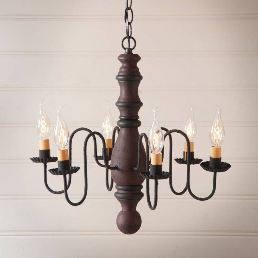 Manassas Wood Chandelier in Hartford