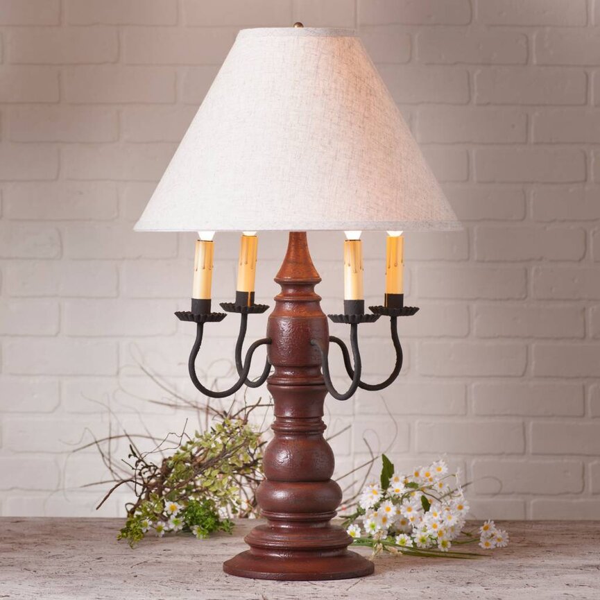 Bradford Lamp with Ivory Linen Shade