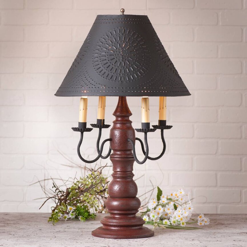 Bradford Lamp with Textured Black Shade