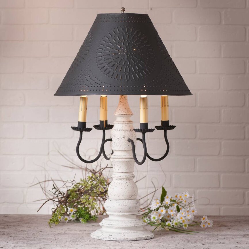 Bradford Lamp with Textured Black Shade