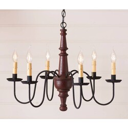 Harrison Wood Chandelier in Americana