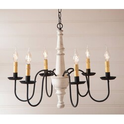 Harrison Wood Chandelier in Americana