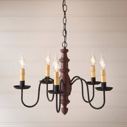 Country Inn Wood Chandelier