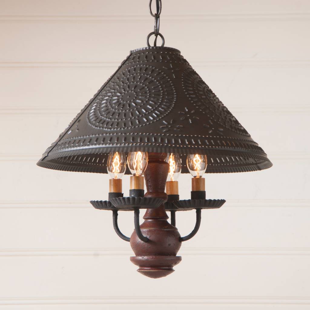 Homespun Shade Light Punched Tin Hanging Lights Nana S