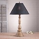 Irvin's Tinware Davenport Lamp with Textured Black Shade in Americana