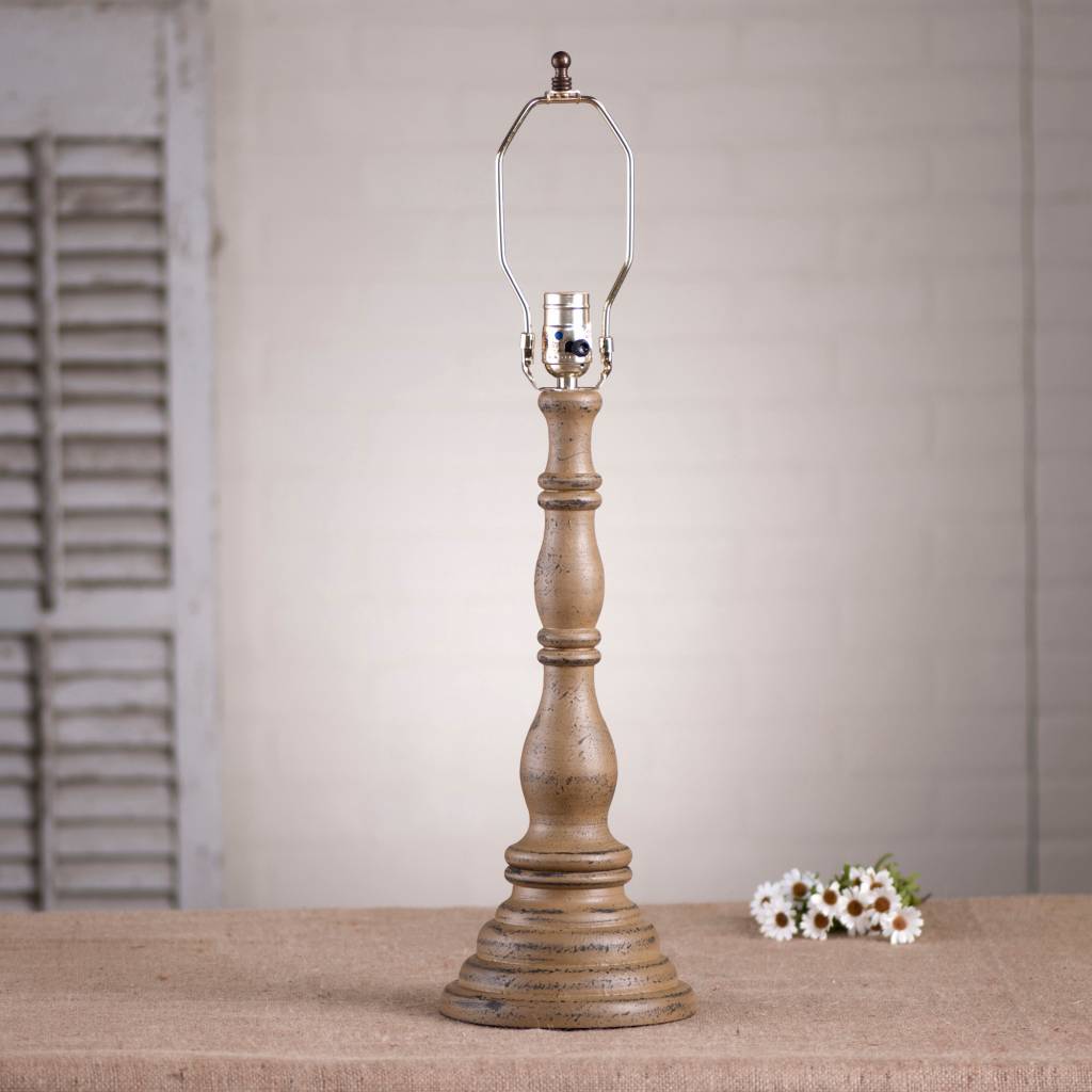 Irvin's Tinware Davenport Lamp Base in Americana Brand: Irvin's Tinware