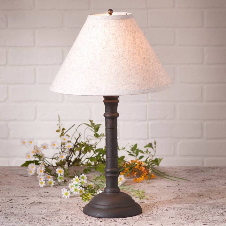 Gatlin Lamp with Ivory Linen Shade