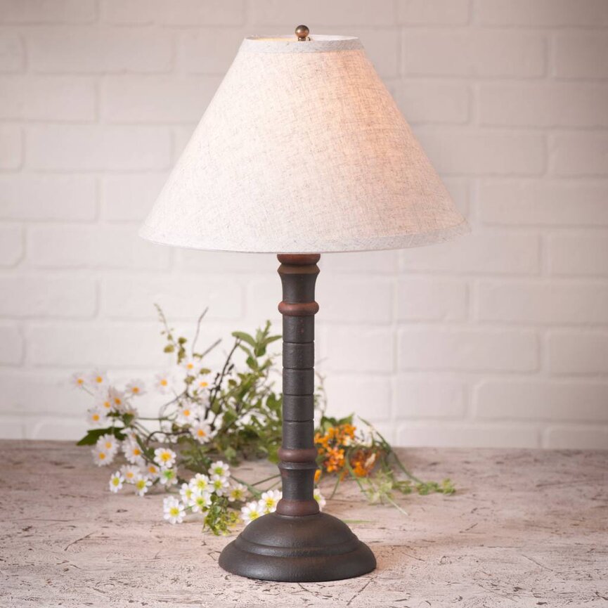 Gatlin Lamp with Ivory Linen Shade