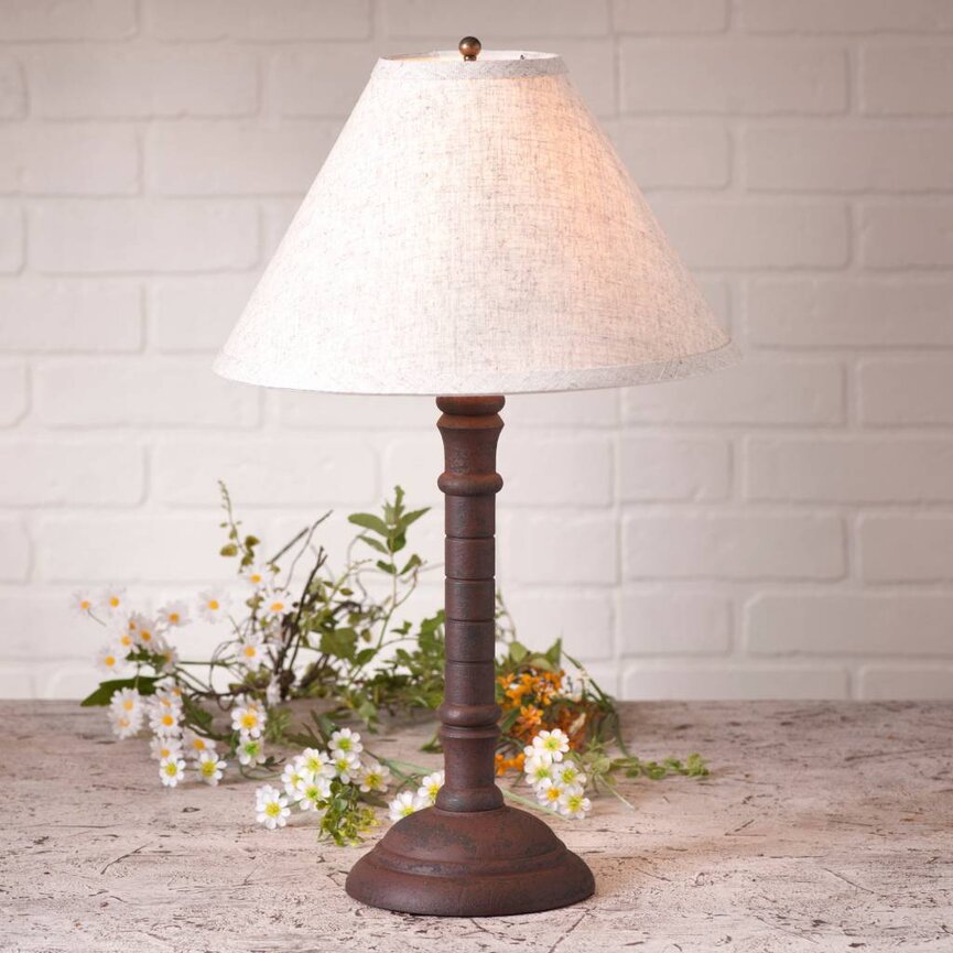 Gatlin Lamp with Ivory Linen Shade