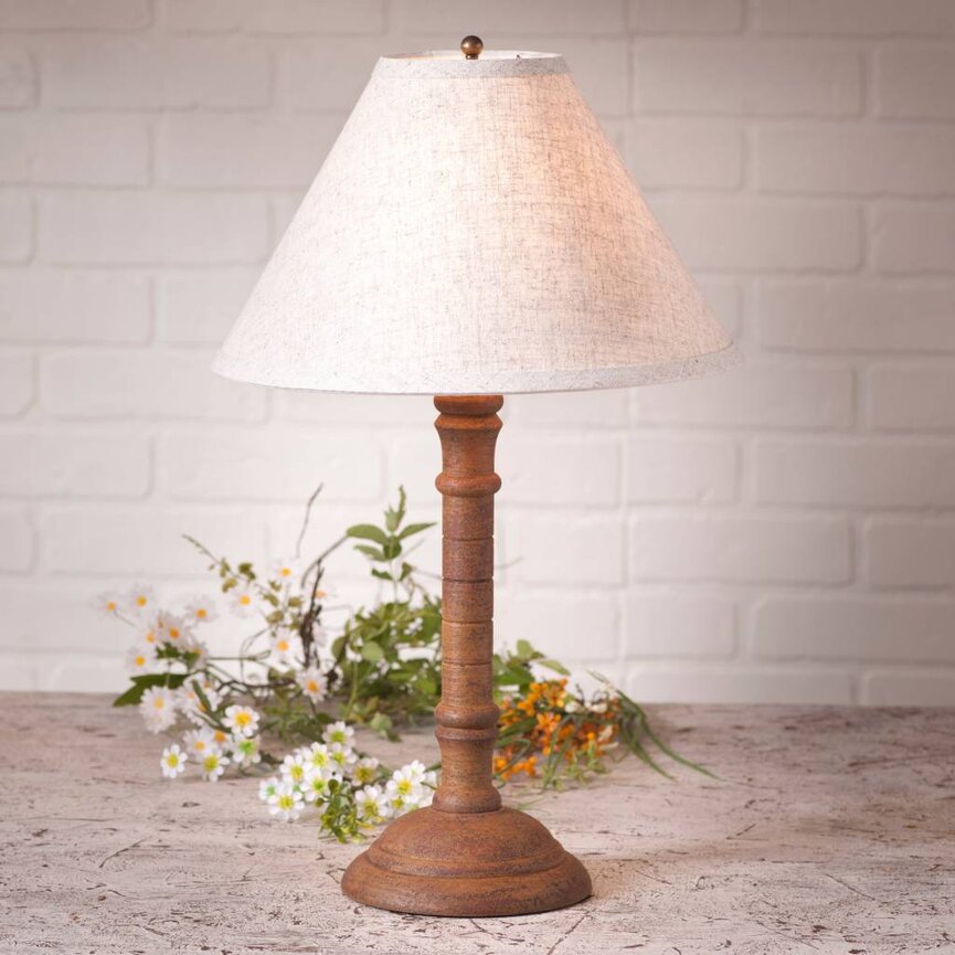 Gatlin Lamp with Ivory Linen Shade