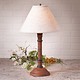 Irvin's Tinware Gatlin Lamp with Ivory Linen Shade