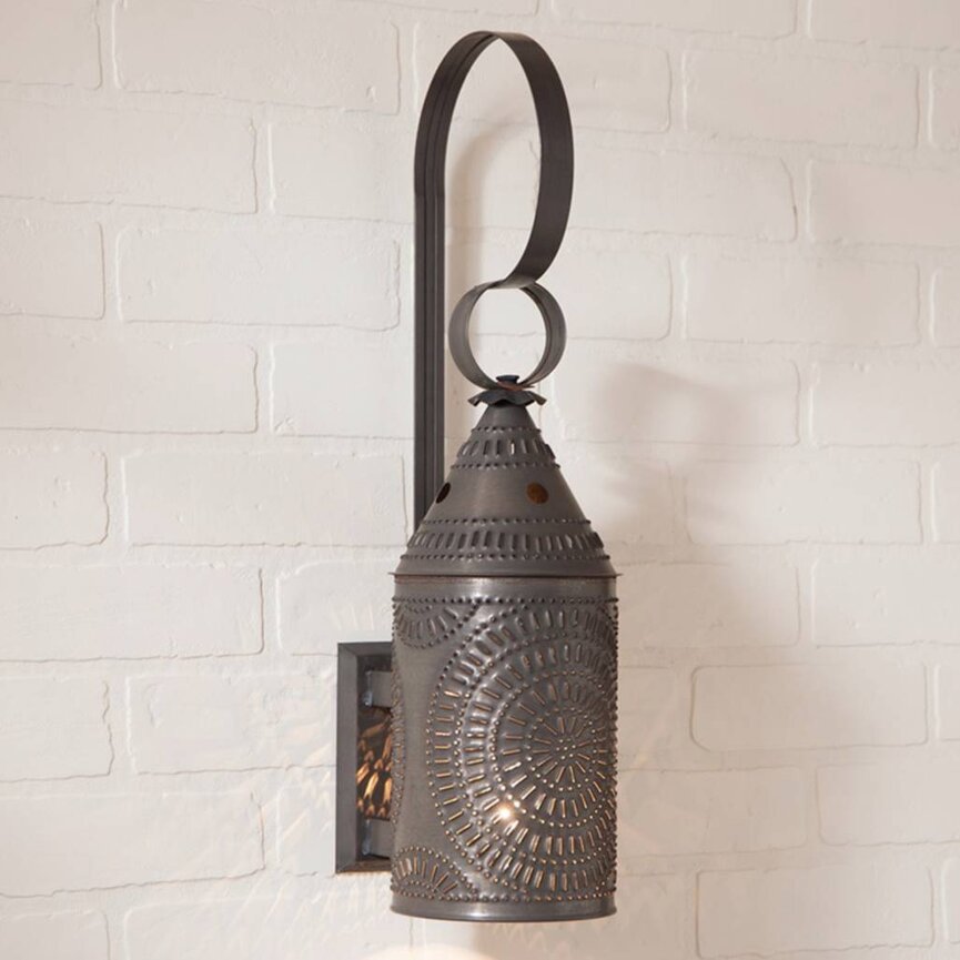 Wall Lantern in Kettle Black