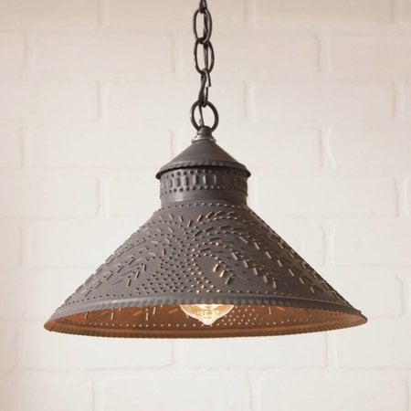 Stockbridge Shade Light with Willow in Kettle Black