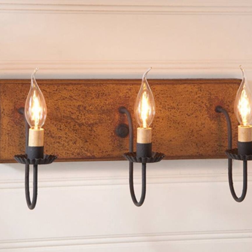 Three Light Vanity Light in Hartford