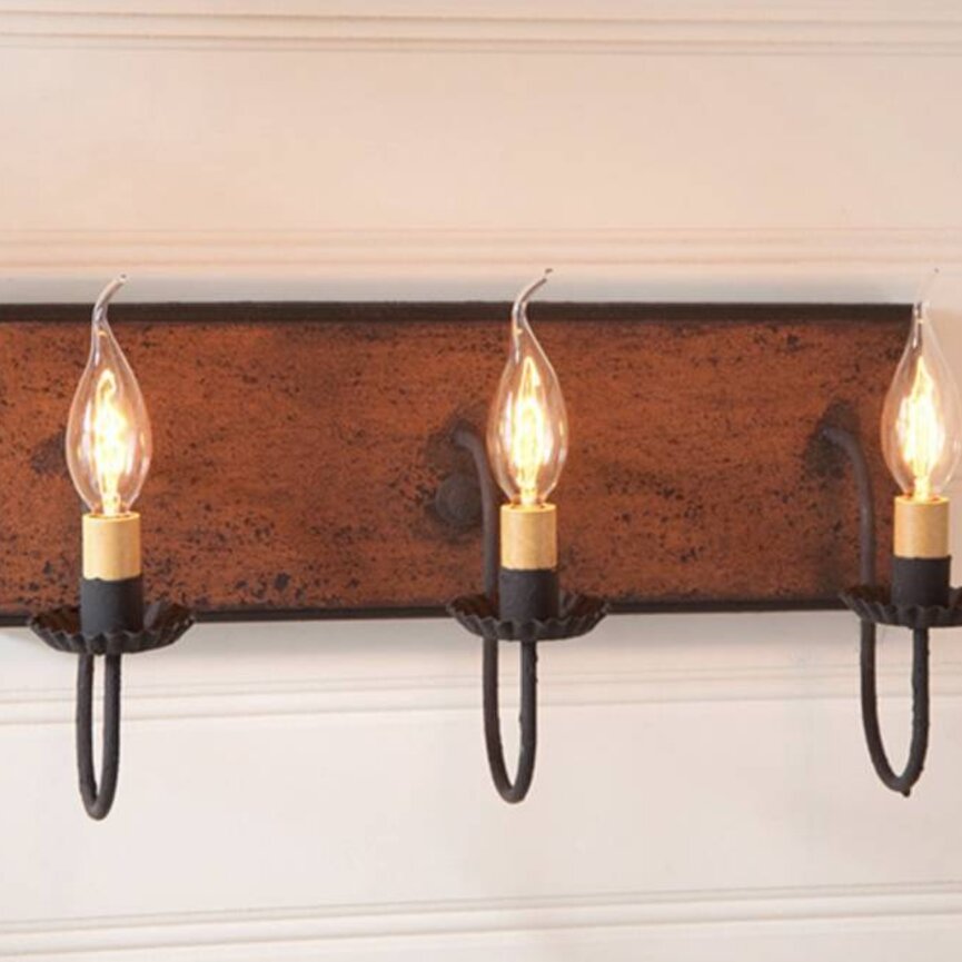 Three Light Vanity Light in Hartford