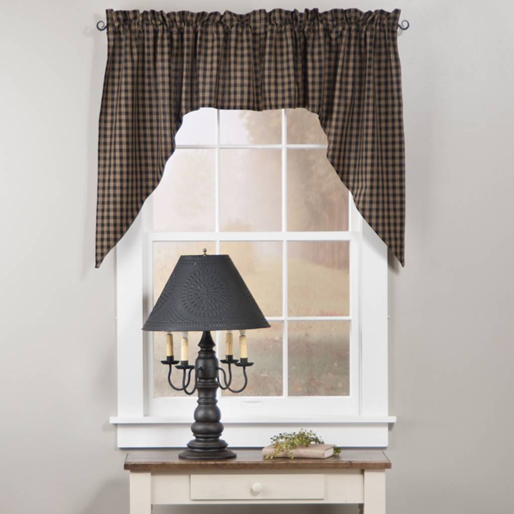 Sturbridge Black Swag Farmhouse Country Curtains Nana S