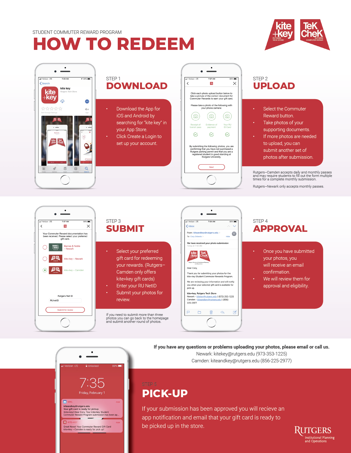 Student Commuter Reward Program Kite Key Rutgers Tech Store