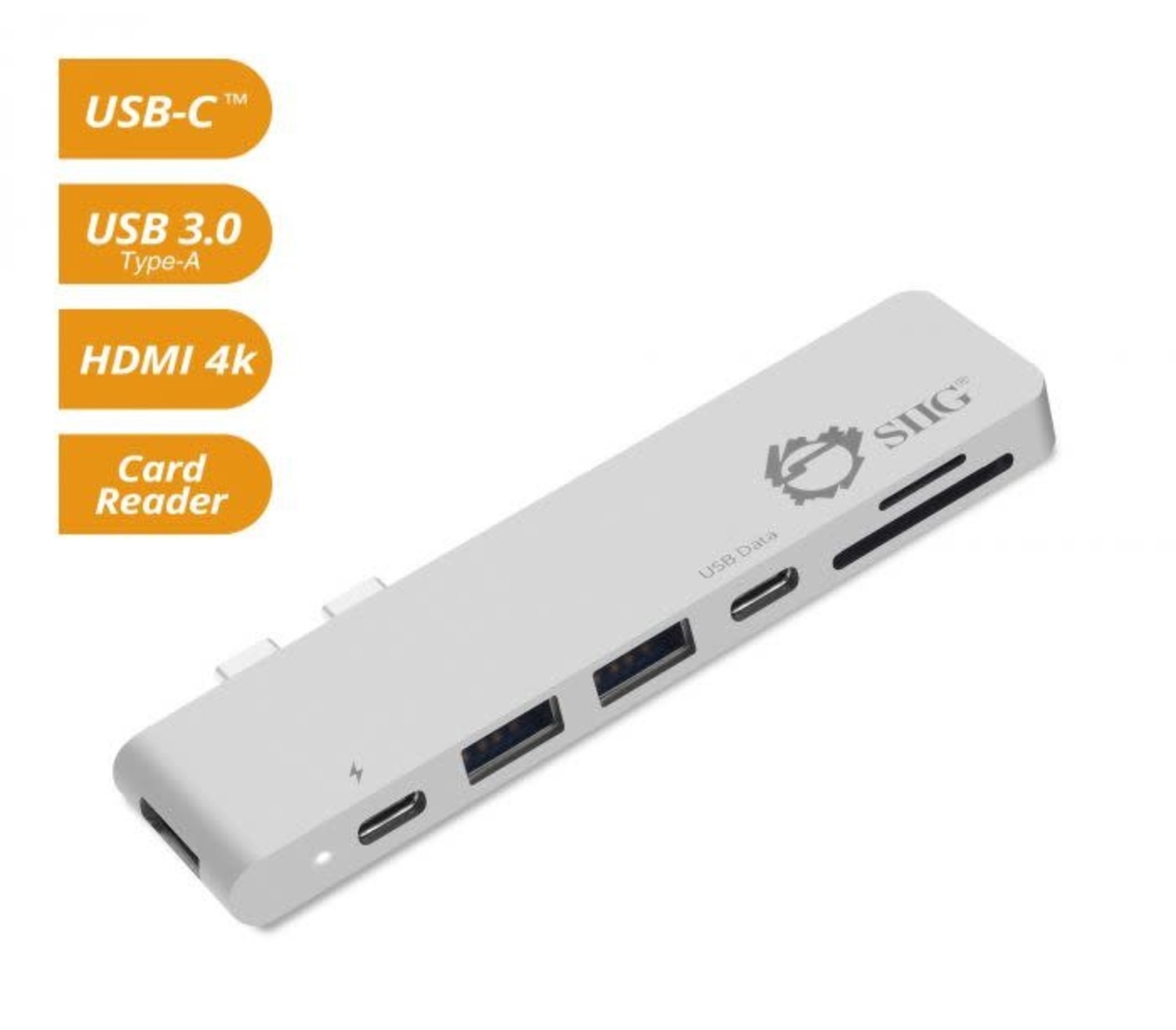 Thunderbolt 3 USB-C Hub HDMI with Card Reader & PD Adapter - kite+key, Rutgers Tech Store