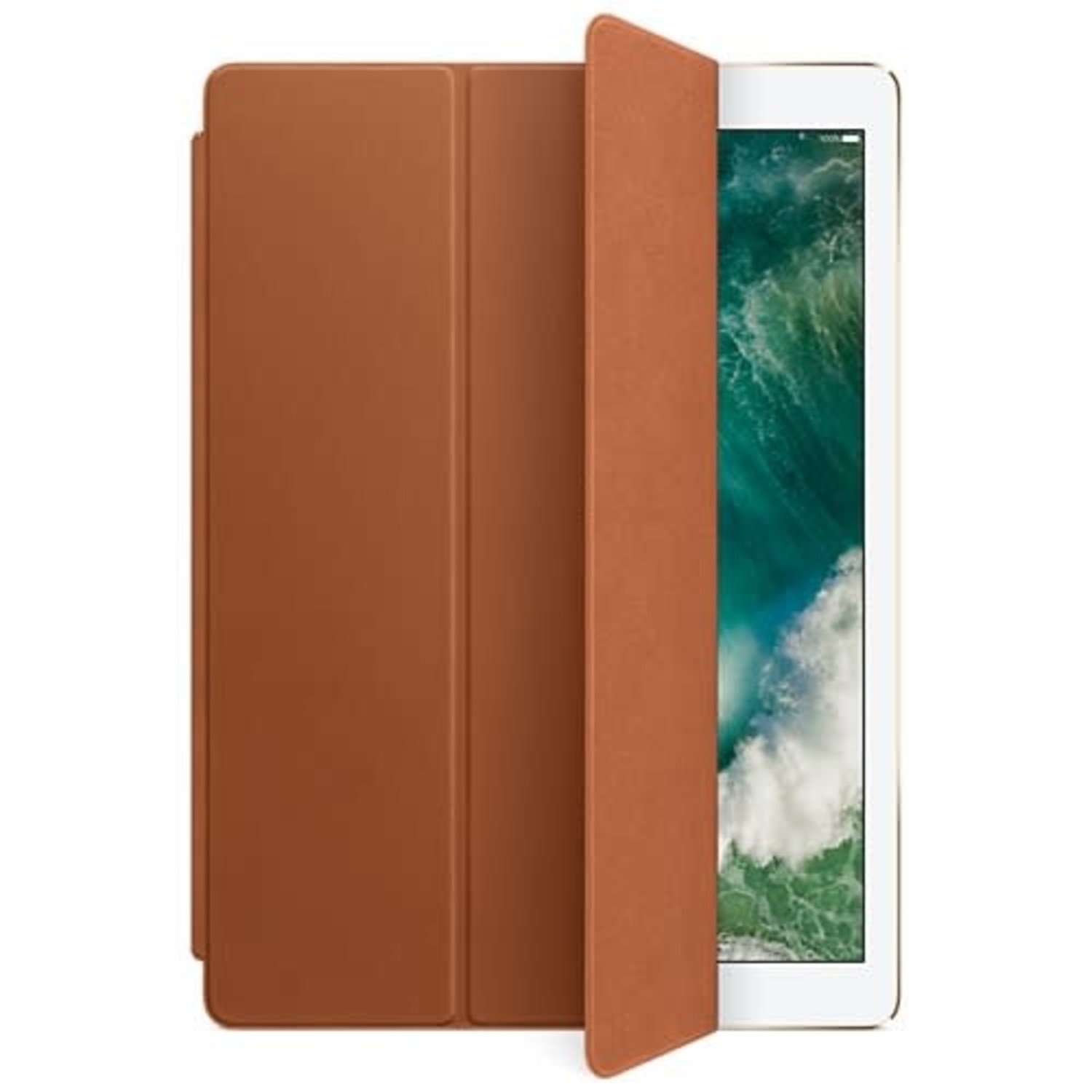 Leather Smart Cover for 12.9-inch iPad Pro - Saddle Brown - EOL [OPEN BOX]  - kite+key, Rutgers Tech Store