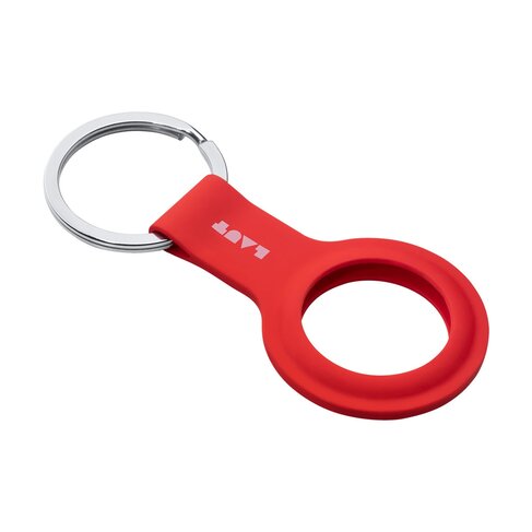 JCPal TagIt Protective AirTag Key Ring, Red