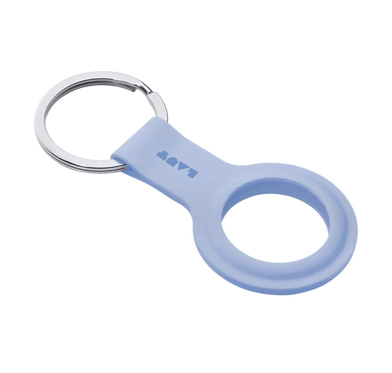 HUEX TAG AirTag Ring Powder Blue kite+key, Rutgers Tech Store