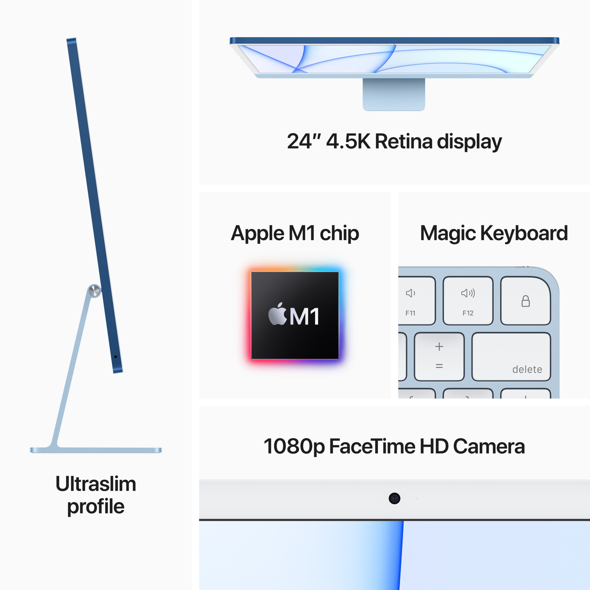 24-inch iMac | Apple M1 , 7-Core GPU, 256GB - kite+key, Rutgers 