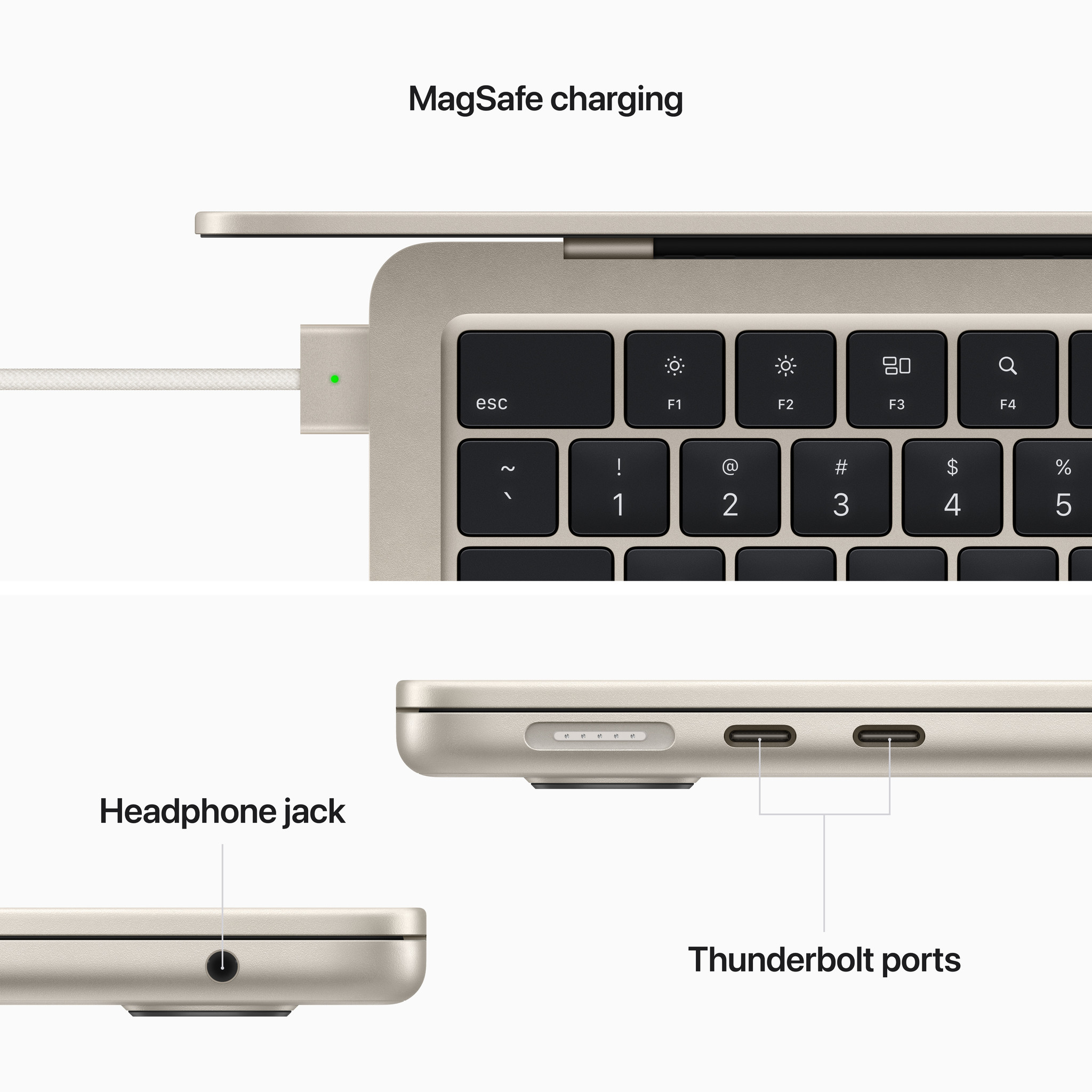 13-inch MacBook Air: Apple M2 chip with 8-core CPU and 8-core GPU ...