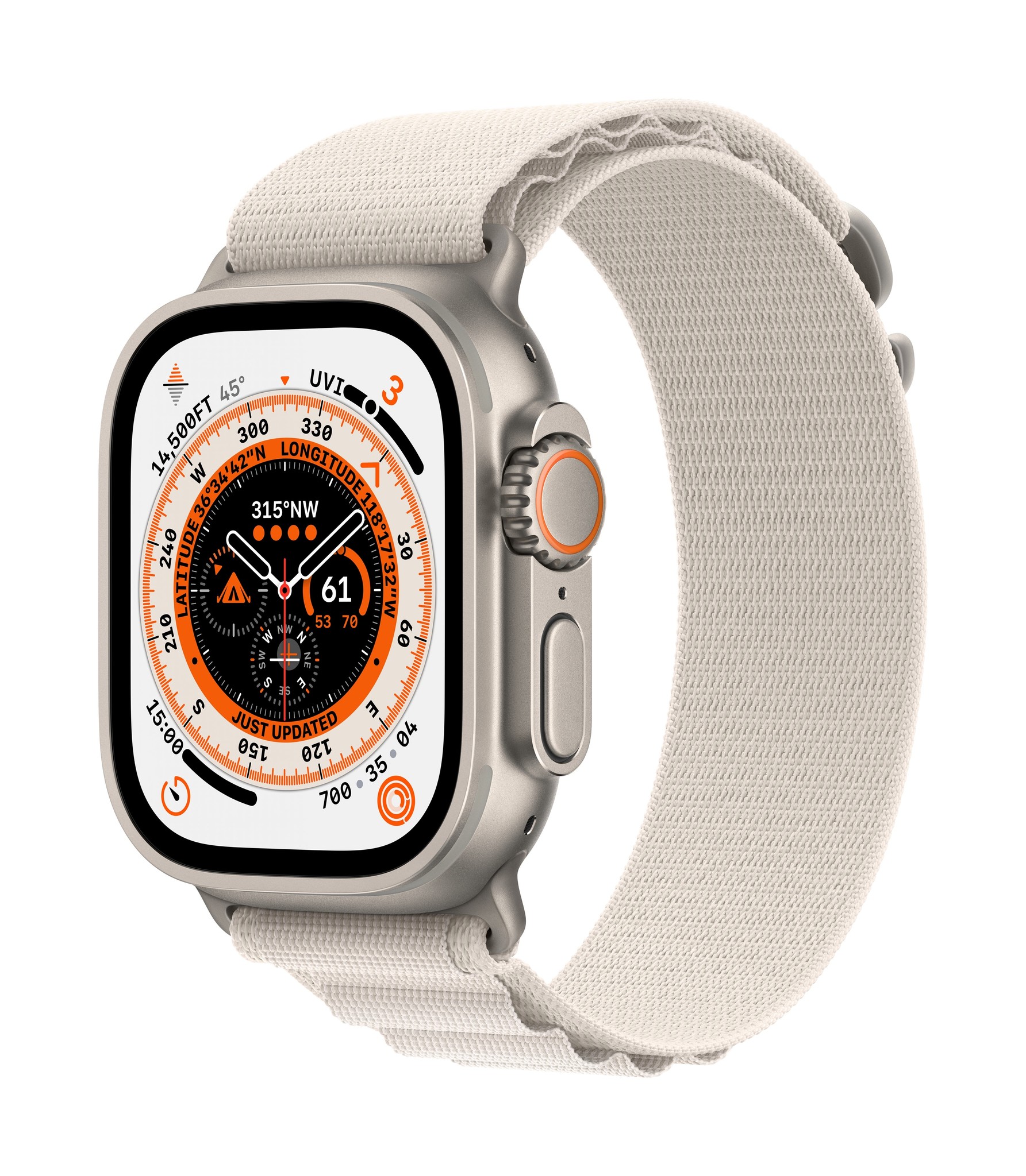 Apple Watch Ultra GPS + Cellular, 49mm Titanium Case - kite+key 