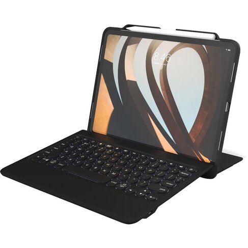 ZAGG Rugged Book Go Keyboard/Cover Case (Book Fold) for 11" Apple iPad Pro - Black